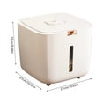 thumbnail image 1 of Pet Food Storage Container With Lid Large Capacity Dog And Kibble Airtight Seal For Dry Food, 1 of 6