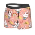 thumbnail image 5 of Goofa Rabbit So Cute Printed Men's Boxer Briefs Underwear, Moisture-Wicking Underwear, Trunk,Soft and Breathable Cotton Underwear-Large, 5 of 9