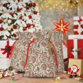 thumbnail image 5 of Fuzoiu Indian Paisley1 Print Christmas Gift Bag,Burlap Gift Bag with Drawstring Closure & Hang Tag,Perfect for Holidays, Birthdays, and Special Occasions-Medium, 5 of 7