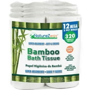 Bamboo 2-Ply Toilet Paper (12 Roll) | Compostable Packaging, Eco-Friendly, Plant-Based, Tree-Free