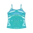thumbnail image 3 of Oyolan Kids Girls Shiny Metallic Ballet Dance Camisole Tank Tops Party Vest Hip Hop Dance Tops Dancewear Colorful 14, 3 of 7