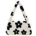 thumbnail image 1 of Vintage Female Shoulder Underarm Bag Animal Pattern Plush Portable Mini Purses, 1 of 9