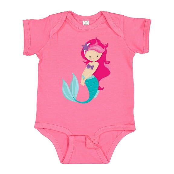 Inktastic Mermaid Girls Baby Bodysuit