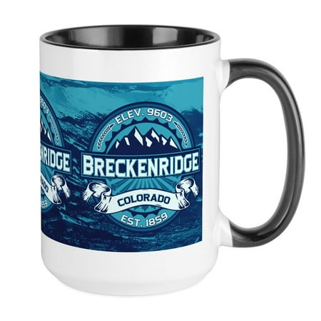 

CafePress - Breckenridge Ice Large Mug - 15 oz Ceramic Large Mug