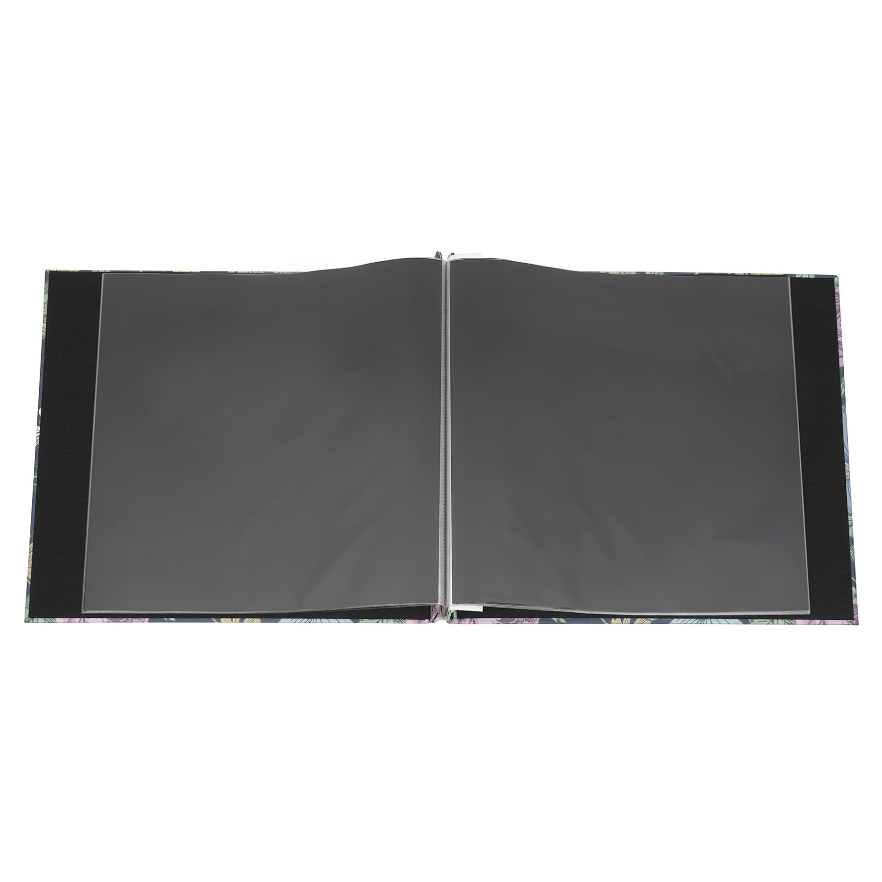 Recollections Dark Floral Scrapbook Album, 6 Pack