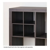 Better Homes & Gardens Quad Shelf Cube Organizer Insert for Storage ...