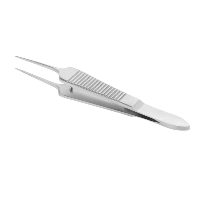 Milaget Micro Pince à Épiler Pointue Professionnelle 102 mm Pince Courte pour Enlever les Cheveux Non Dentelée 102 mm