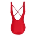 thumbnail image 5 of Bathing Suit For Women- "Women's Chic Neck Swimsuit Color Straps Open Back Triangle Design", Bikini Femme, 5 of 5