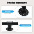 thumbnail image 6 of Metal Stair Handrail, 12 Feet Handrails Galvanized Industrial Pipe Railing, Wall-Mounted Indoor Pipe Stair Railing for Bathrooms, Staircases, Bars, Apartments, 6 of 11