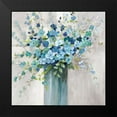 thumbnail image 2 of Nan 15x15 Black Modern Framed Museum Art Print Titled - Sea Isle Wildflowers, 2 of 5