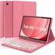 thumbnail image 1 of Funda con Teclado Bluetooth Retroiluminado con Soporte para S Pen, Rosa Oscuro, Galaxy Tab A9 Plus 11", 1 of 8