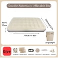 thumbnail image 2 of Matelas Gonflable Camping Électrique 2 Personnes - Pompe Intégrée, Compact & Léger - Idéal Voyage, Randonnée, Invités - Confort Optimal, 2 of 7