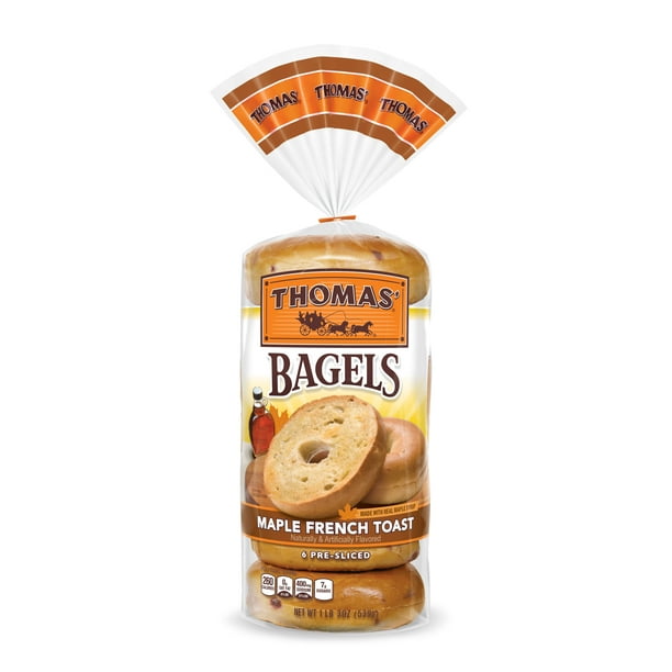 Thomas' Maple French Toast Bagel, 6 count, 20 oz - Walmart.com ...
