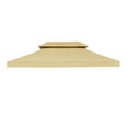 thumbnail image 2 of Garden Winds Replacement Canopy Top for PH Victorian Gazebo - SOLID BEIGE COLOR, NO STRIPE, 2 of 6