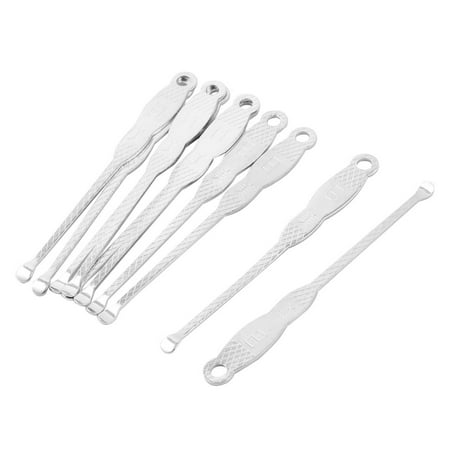 Unique Bargains Ear Pick Spoon Curette Ear Wax Remover 10 Pcs