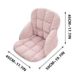 thumbnail image 3 of Dvruxg Desk Chair Cushion Non-Slip Rocking Chair Cushion Office Chair Cushion Dorm Seat Cushion with High Back Support Soft Chair Cushion for Office Car Home Dining Room Kitchen, 3 of 4