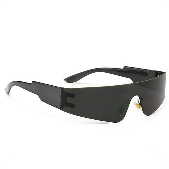 lanema Lightweight Futuristic Sunglasses Modern Rimless Sunglasses Party Photo Props