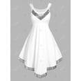 thumbnail image 1 of Vestido Talla Extra Asimétrico Lentejuelas Rosegal Vestidos casuales de talla grande, 1 of 5