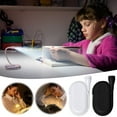 thumbnail image 1 of Fufafayo 2Pcs Mini Clip Lamp USB Rechargeable, Portable Reading Light for Study, Adjustable Bedside Night Light, Dorm Desk Lamp with Clip for Notebook Headboard Study, 1 of 9
