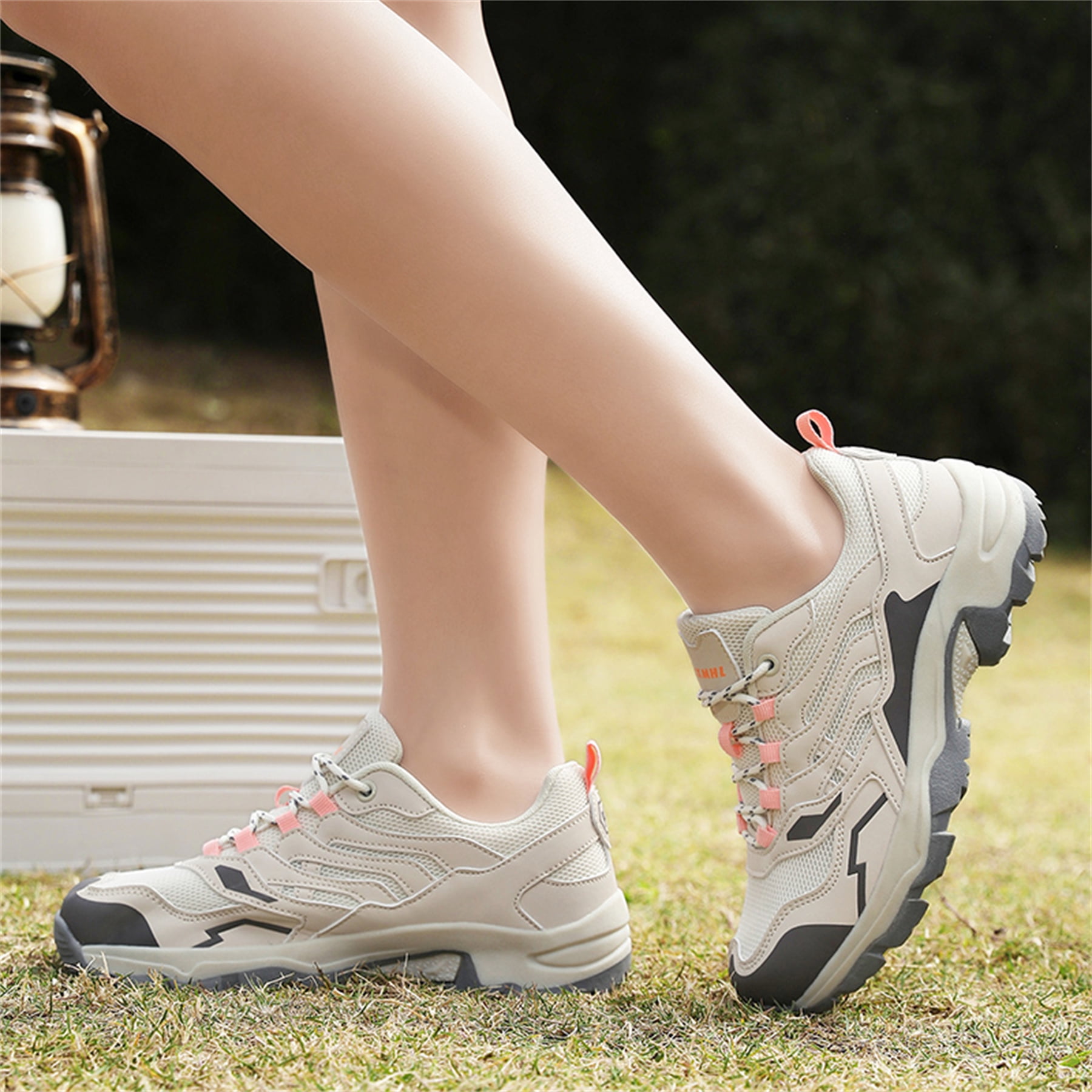 YOURDIARY Womens Mens Hiking Shoes Comfortable Breathable Anti-Slip Outdoor Sports Shoes