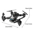 EGYMEN 4K FPV Camera Drone with Optical Electric Adjustment, Foldable