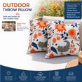 thumbnail image 3 of YLLN 18x18 in Outdoor Throw Pillows Set of 2, Waterproof & Fade-Resistant, Decorative Cushion With hidden zipper, for Patio Furniture (Sunflower), 3 of 7