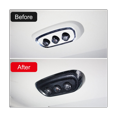 thumbnail image 3 of Perilla de Ajuste del Aire Acondicionado Trasero del Techo de Fibra de Carbono del Coche Ajuste de la Cubierta del de la DecoracióN para Durango 2014-2022, 3 of 5
