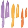 6-Piece Nonstick Color Chef Knife Set