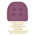 thumbnail image 6 of U-Shaped Memory Foam Chair Pads 4 Pack Purple, 6 of 7