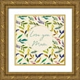 thumbnail image 1 of Sommers, Mindy 20x20 Gold Ornate Wood Framed with Double Matting Museum Art Print Titled - Love You Mom, 1 of 4