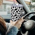 thumbnail image 6 of Cow Print Tumbler 20oz Animal Stainless Steel Vacuum Insulated Tumblers with Lid and Straw Travel Coffee Mug Tea Wine Cups Water Bottle Gifts for Women Cow Lovers, 6 of 6