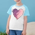 thumbnail image 2 of Zpanxa T-Shirts d'Été pour Filles Imprimé Manches Raglan Col Rond T-Shirt à Manches Courtes Polyester Spandex 3 Ans, 2 of 7