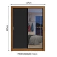 thumbnail image 3 of Ropero Closet Madesa Dallas 2 Puertas Corredizas con Espejo 2 Cajones MN, 3 of 8