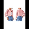 thumbnail image 3 of Chaquetas Casuales para Mujer, Chaqueta Corta con Abertura Frontal Rosa M, 3 of 7