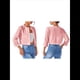 thumbnail image 3 of Chaquetas Casuales para Mujer, Chaqueta Corta con Abertura Frontal Rosa XXL, 3 of 7