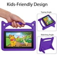 thumbnail image 3 of Epicgadget Case for Amazon Fire HD 8 / Fire HD 8 Plus (12th Generation, 2022 Released) - Lightweight Shockproof Handle with Stand Kids EVA Cover Case + 1 Screen Protector and 1 Stylus (Purple), 3 of 5