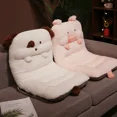 thumbnail image 4 of Cojín de felpa con forma de cerdo, oso, conejo, perro, almohada para silla, juguete cuadrado antideslizante para asiento de oficina y hogar, regalos para enviar a amigos, 4 of 4
