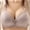 Gray, variant on Jacenvly Bralettes for Women Clearance Wireless Solid Push-Up Bra Women Bras Pack Breathable Soft Comfortable Printing Daily Underwear