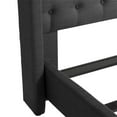 thumbnail image 2 of CorLiving Fairfield Upholstered Adult King Bed Frame with Tufted and Winged Headboard - Box Spring Required, 2 of 9