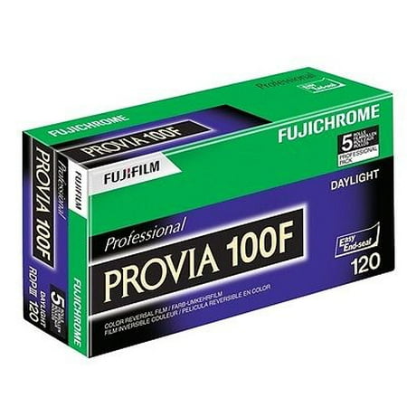 5 Rolls Fujifilm RDP-III 120 Fujichrome Provia 100F Film