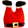 thumbnail image 1 of Sombrero de Navidad para adultos, sombrero de pierna de pantalón rojo divertido, sombrero de payaso de Navidad para niños y adultos, decoración de fiesta de Navidad Ormromra HMFJ116-2, 1 of 9