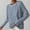 Blue, variant on Danhjin Striped Sweater Tops for Women Print Crew Neck Long Sleeve Fall Winter Pullover Stretchy Color Block Shirts Fashion Comfy Soft Cozy Loungewear Outdoor Knitwear Blouses