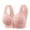 Pink, variant on Women's Solid Color Backless Sexy Seamless Push-Up U-Shaped Beautiful Back Underwear Everyday Bras