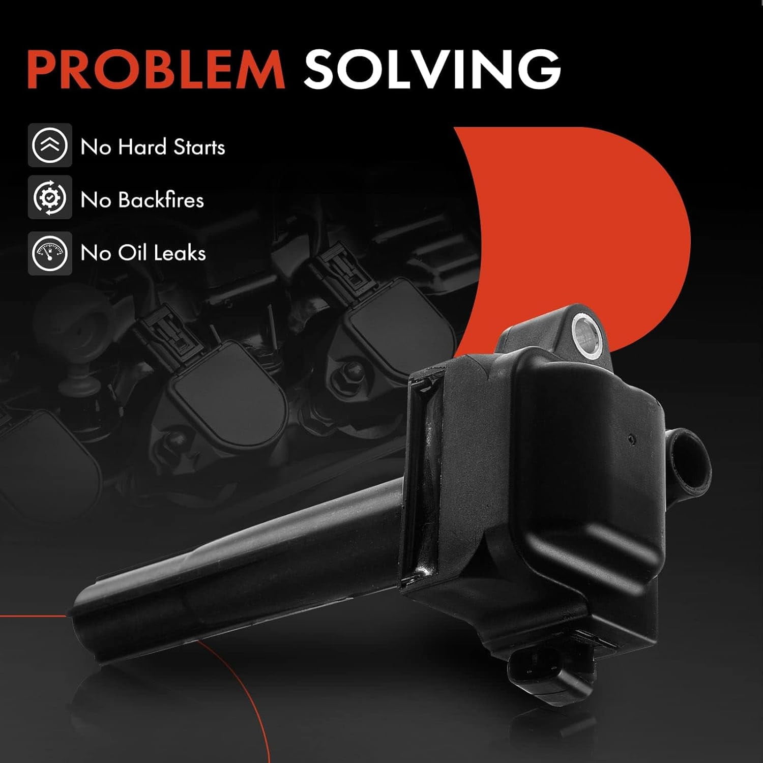 A-Premium Ignition Coil Pack Replacement for Lexus ES300 1996-1998 Toyota Solara 1999-2003 Camry Avalon Sienna V6 3.0L 3-PC Set
