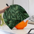 thumbnail image 3 of HELLHERO Leaves Teapot Cover Dust Proof Coffee Pot Cloth Covers Keep Warm for Women, 3 of 8