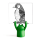 thumbnail image 1 of Penguin Human pintar tranquilo bebe Estante de notas, estante de ranas de animales de dibujos animados, 1 of 3