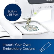 Brother SE2000 Embroidery & Sewing Machine w/ 130 Thread Spools & Accessories