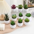 thumbnail image 7 of Home Plastic Fake Plants Cactus Small Potted Plants Succulents Bonsai Bonsai Plants Artificial Succulent A, 7 of 7