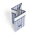 thumbnail image 2 of Bacati - Little Sailor Cotton Percale Fabric covered Storage Collapsible Hamper, Blue/Navy 18 H x 13 W x 13 L inches, 2 of 6