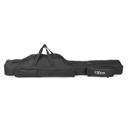 Fishing Rod Bag 190cm Fishing Rod Reel Bag Portable Folding Tackle Storage Organizer Carrier Travel Gear for Anglers Made of 420D Oxford Cloth Multiple Sizes Optional